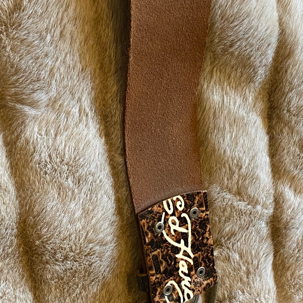 Ed Hardy vintage leather belt - Picture 3 of 7